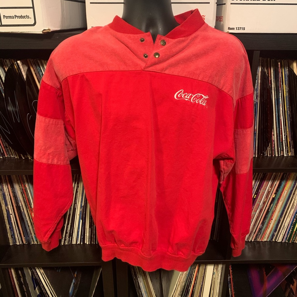 Vintage Coca-Cola Long Sleeve Sweatshirt 90s